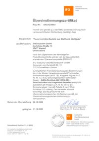 2023 ZINQ - DZAL - &Uuml;bereinstimmungszertifikat IFO DASt-022 2022